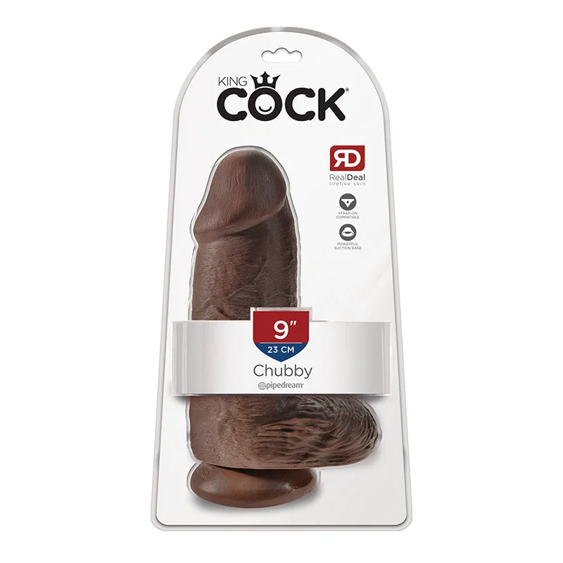 eco-friendly dildo-King Cock Chubby 9 inches Brown Dildo