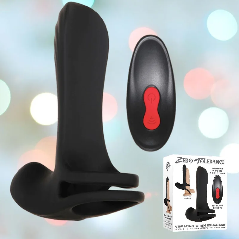 Anal toys for intense teasing-Zero Tolerance Vibrating Girth Enhancer for Men