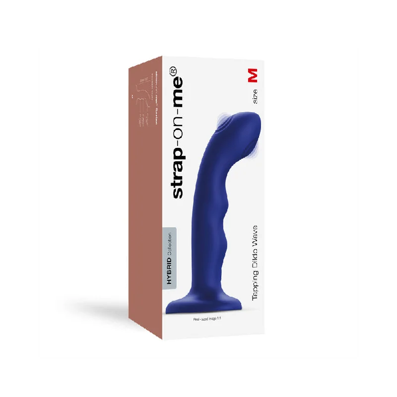 penis-confidence-solutions-penis-injury-recovery-Strap-On-Me Tapping Dildo Wave Night Blue