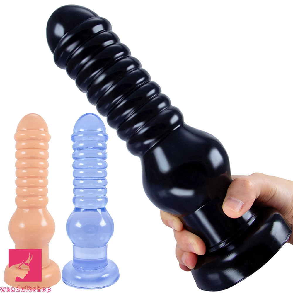 Anal toys for fantasy fulfillment-9.4in Big PVC Anal Suction Cup Dildo Butt Plug For Women Men Love