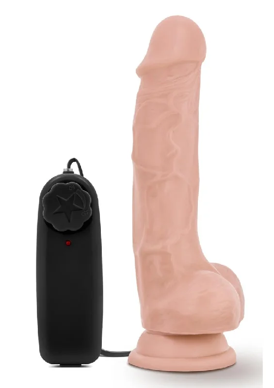 glass noisy dildo-Dr. Skin Dr. Tim Vibrating Dildo with Remote Control