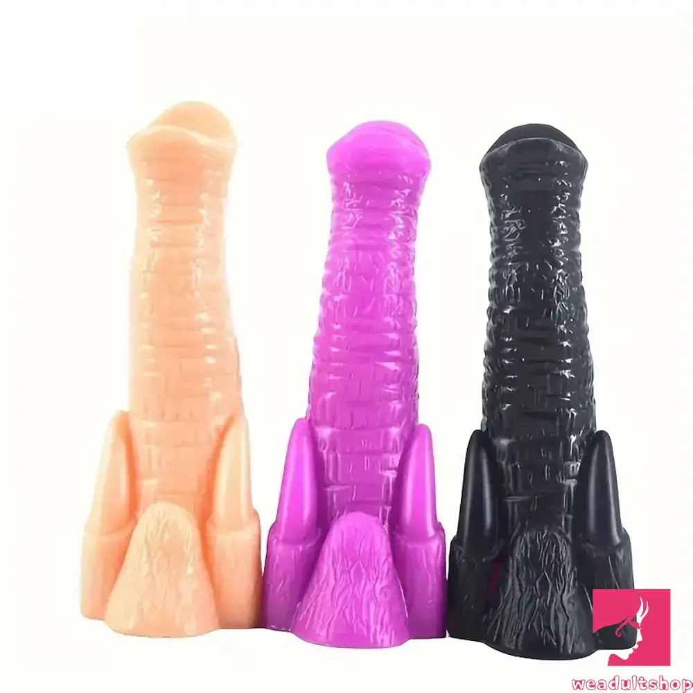 Anal toys for relaxation-7.68in Elephant Animal Real Cock Dildo Penis Anal Expander For Female