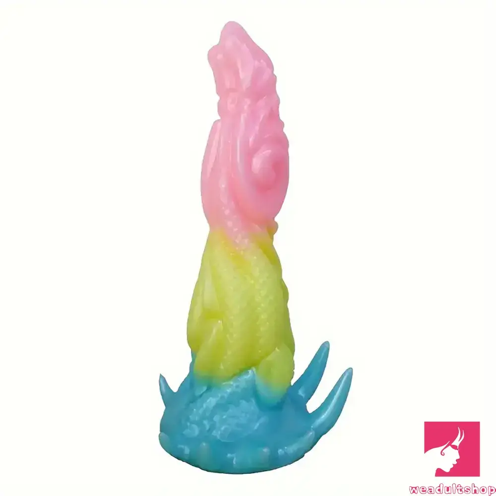 Anal toys for playful moments-9.06in Silicone Dragon Big Soft Dildo For G-Spot Anal Stimulation Love