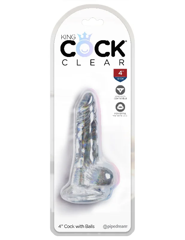 penis-sensitivity-solutions-penis-health-tips-King Cock Clear 4" Cock With Balls