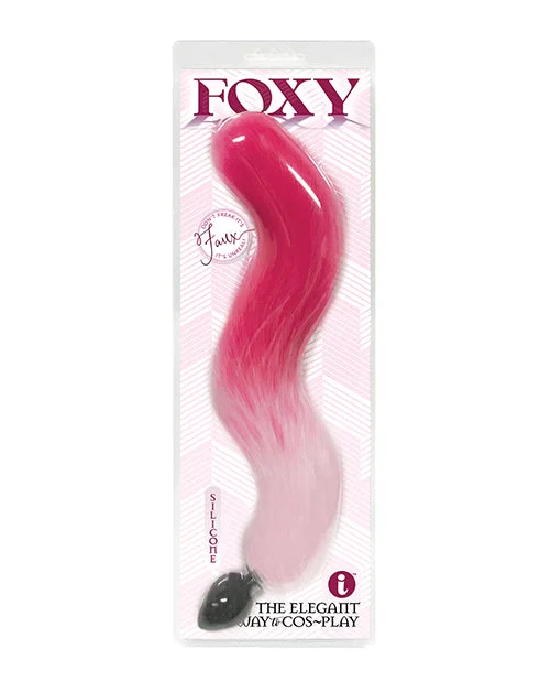 cock ring design-Foxy Fox Tail Silicone Butt Plug