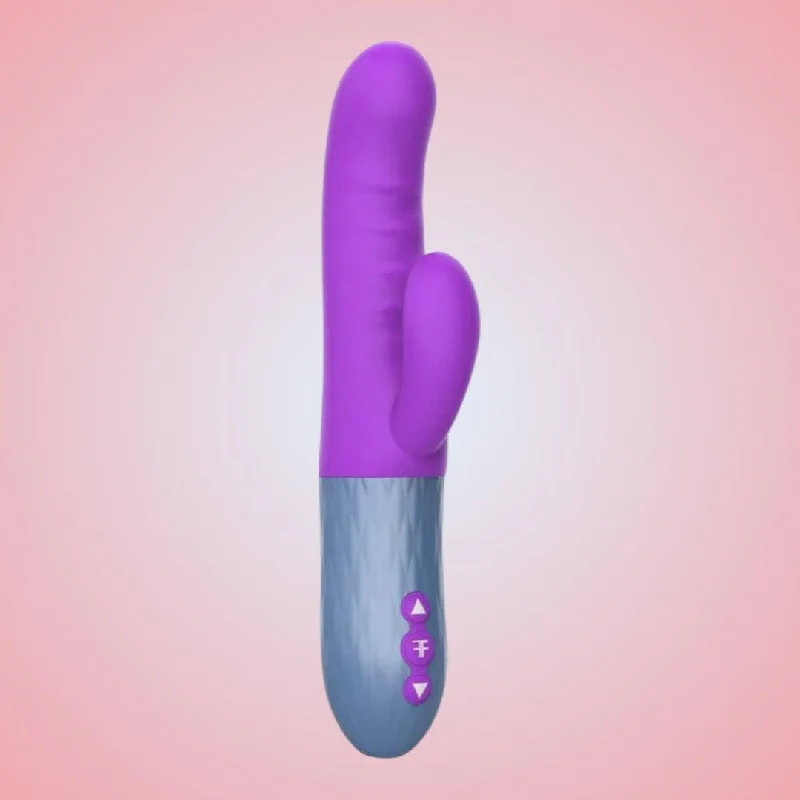 Metal anal toys reviews-Femme Funn Essenza Purple Rabbit Vibrator