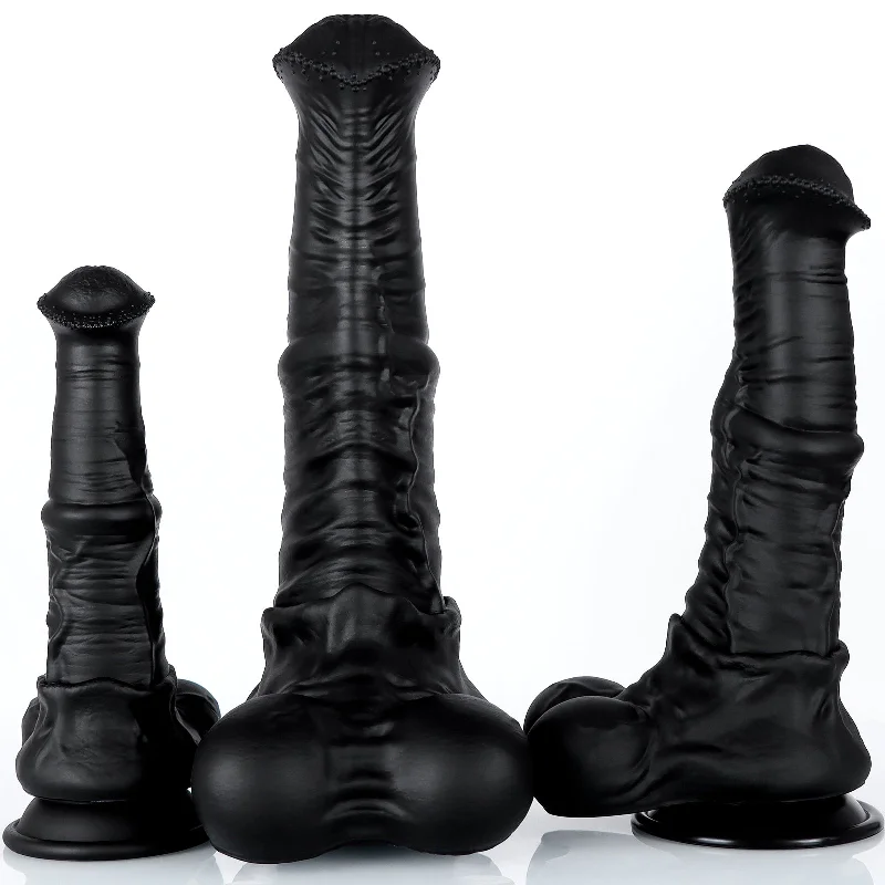 Anal toys for anal comfort-Huge Horse Dildo Anal Butt Plug Prostate Massager - Lifelike Monsterdildo Big Suction Cup Sex Toy