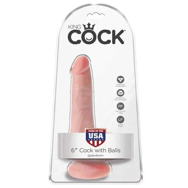 cock ring storage-King Cock 6" Cock with Balls