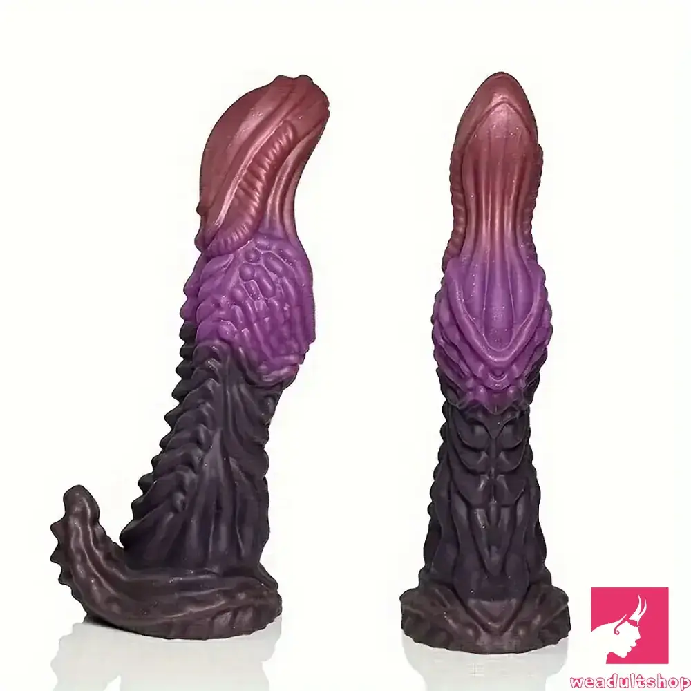 Anal toys with long reach-9.05in Large Odd Silicone Soft Dragon Monster Dildo For Anal Clit