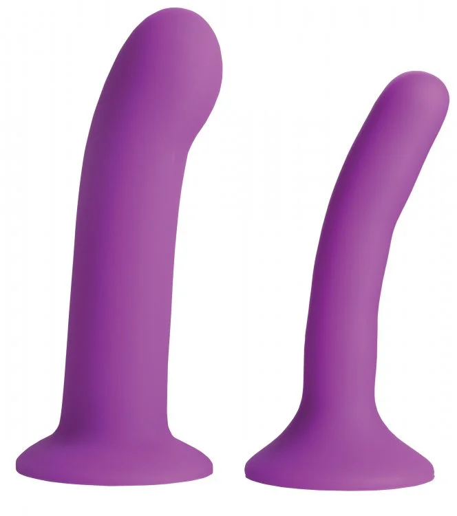 USB-charged dildo-Strap U Silicone G-Spot Du Dildo Set