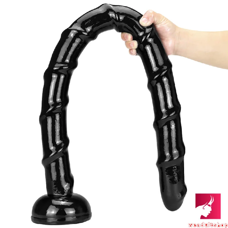 Anal toys for anal playtime-33.46in Super Long Big Black Anal Dildo For Adult Women Men