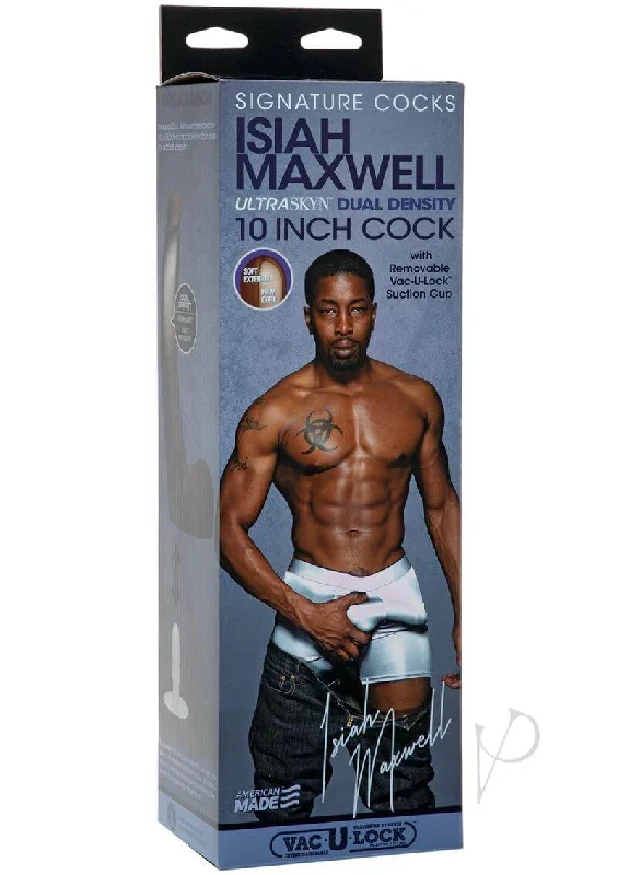 cock ring ventilated-Isiah Maxwell Signature Cock 10": Embrace the Sensation of a Realistic Experience