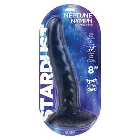 veined dildo-Stardust Neptune Nymph  8 in. Silicone Fantasy Dildo