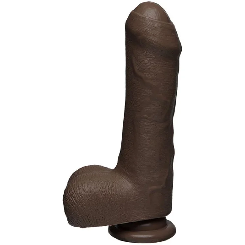 penis-hygiene-problems-penis-injury-recovery-The D - Uncut D - 7 Inch With Balls - Firmskyn -  Chocolate