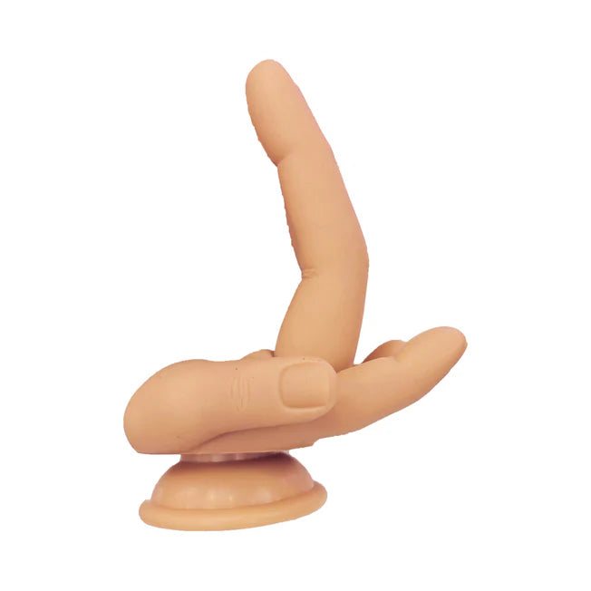 pastel vibrating dildo-Finger Fest Double Up Finger Dildo