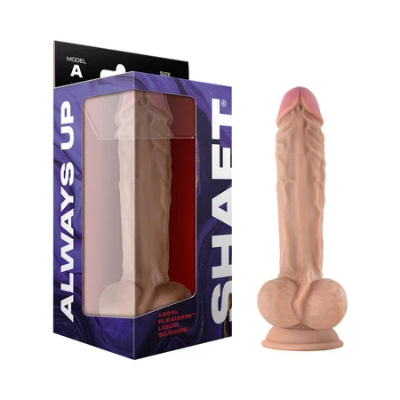 penis-natural-tools-penis-surgery-costs-Shaft Model A: 10.5 in. Dual Density Silicone Dildo with Balls Pine