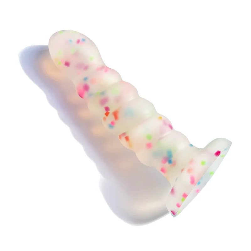 multi-speed dildo-The Nox Twist Confetti Dildo