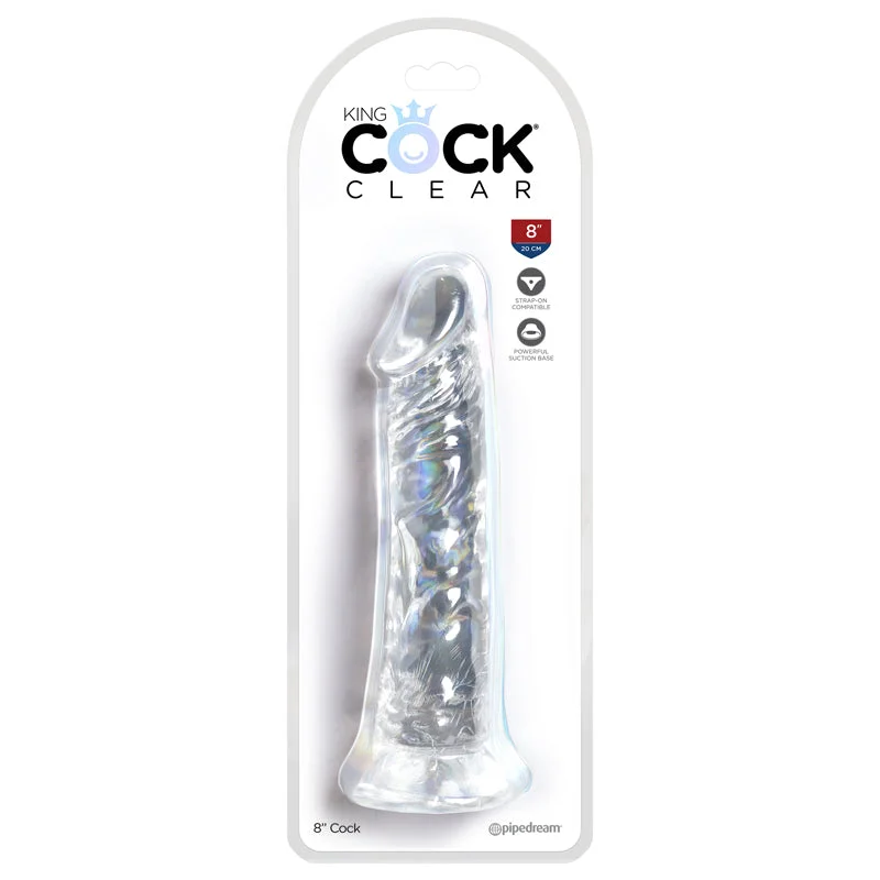 cock ring control-King Cock Clear 8in Cock