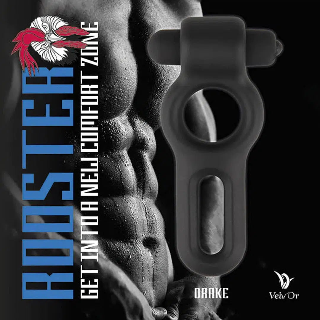 Anal toys with pulsation modes-Velv'Or Drake Dual-Ring Vibrating Cock Ring