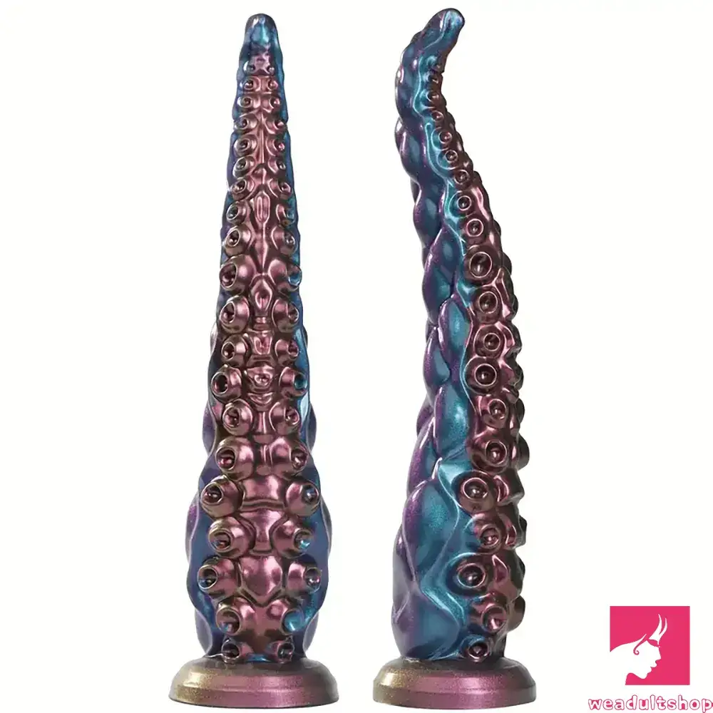 Anal toys for adventurous couples-12.8in Tentacle Big Silicone Soft Dildo For G-Spot Anal Stimulation Male