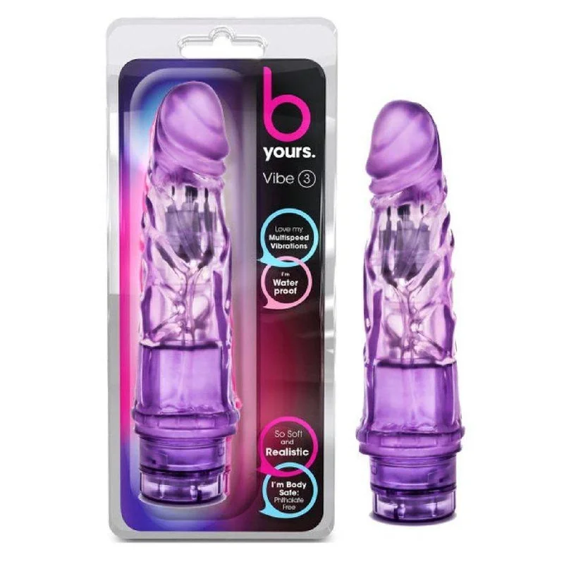 Anal toys for solo teasing-B Yours Vibe No 3 Purple