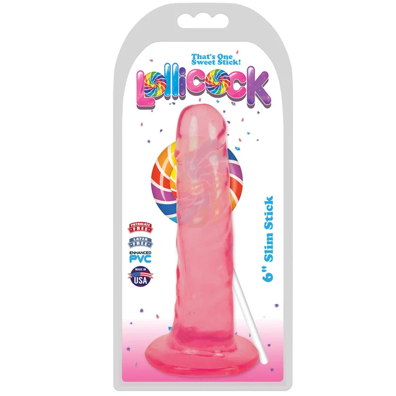 cock ring wireless-Lollicock Slim Stick 6in Cherry Ice