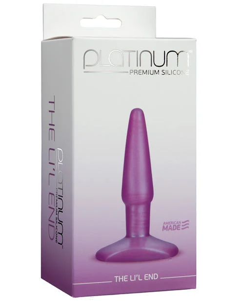 cock ring black-Platinum Silicone The Lil' End