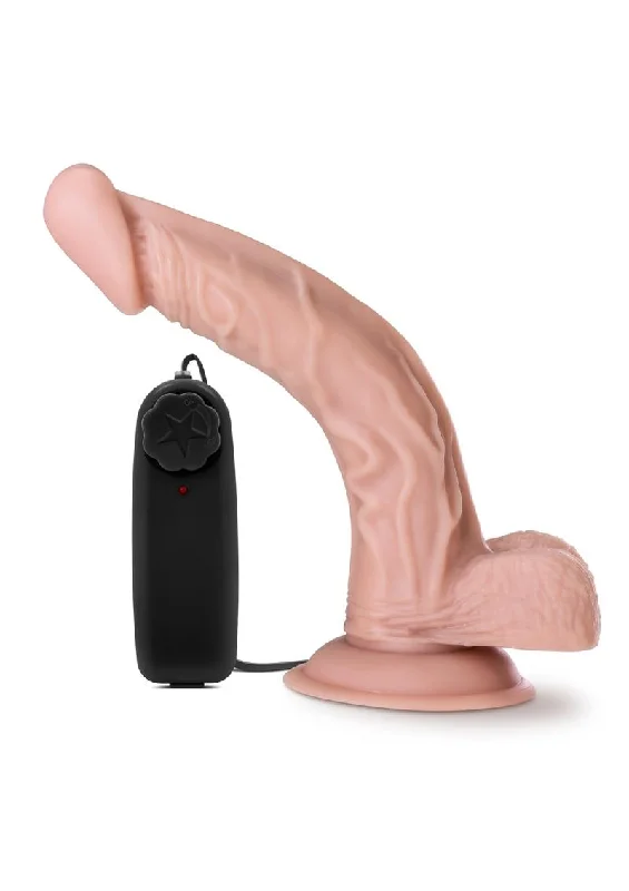 realistic sculpted dildo-Dr. Skin Dr. Sean Vibrating Dildo with Remote Control