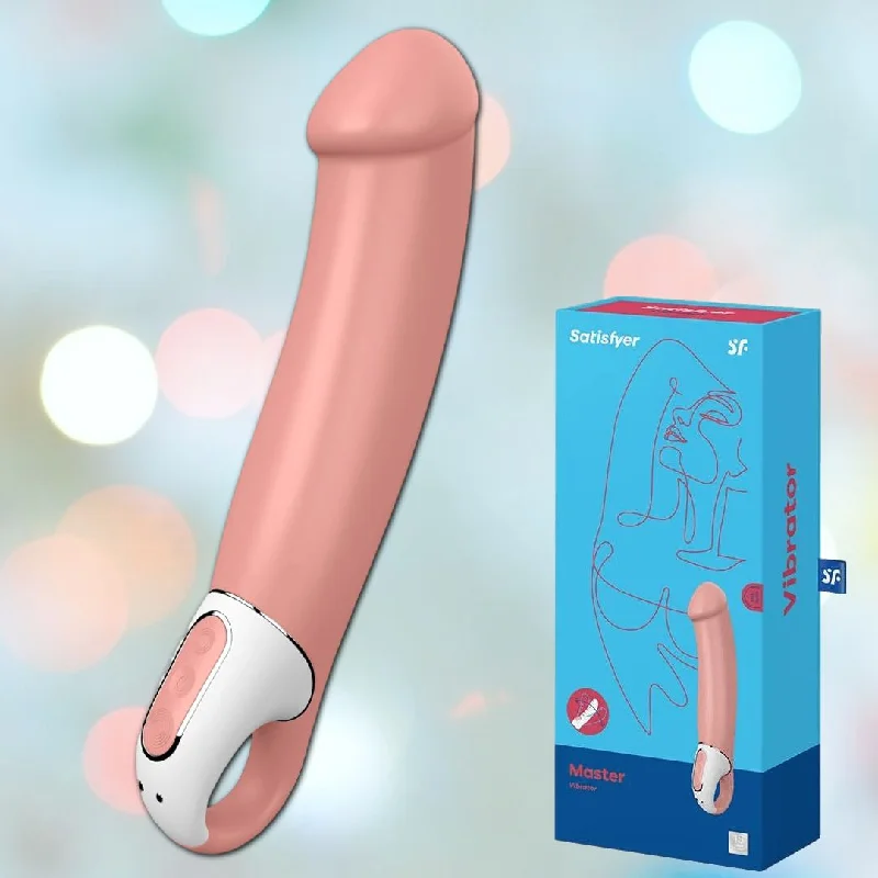 Anal toys for erotic relaxation-Satisfyer Vibes Master XXL G-Spot Vibrating Dildo