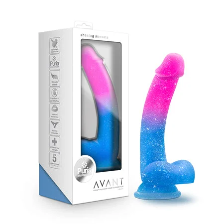 firm silicone dildo-Avant Chasing Sunsets Silicone Dildo - Mermaid