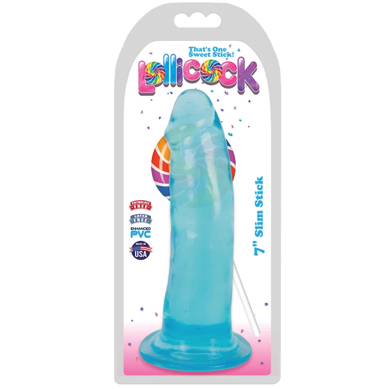 cock ring curved-Lollicock Slim Stick 7in Berry Ice