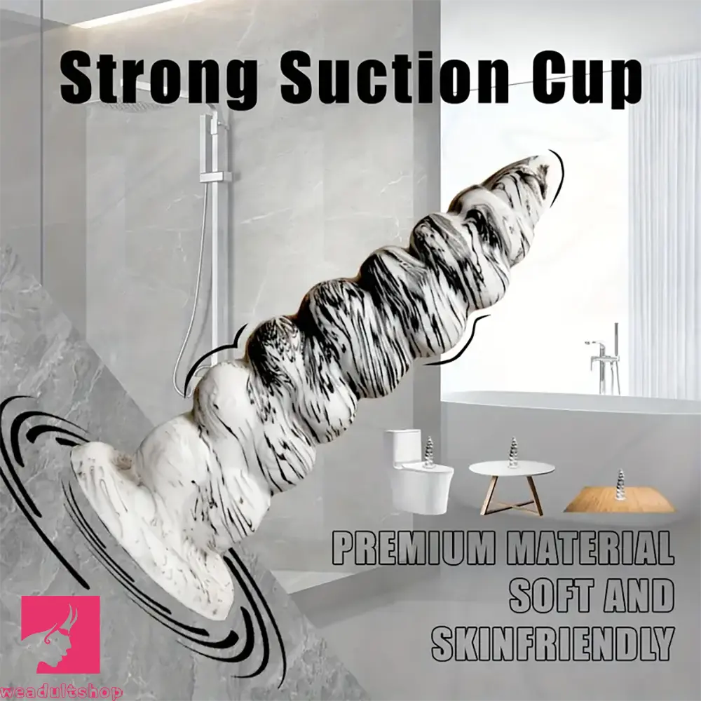 Anal toys with simple design-8.86in Monster Realistic Big Fantasy Odd Soft Dildo Anal Massager