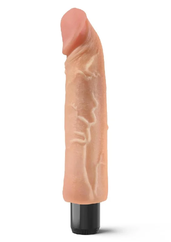 harness-compatible dildo-Real Feel Lifelike Toyz No. 6 Realistic Vibrating Dildo