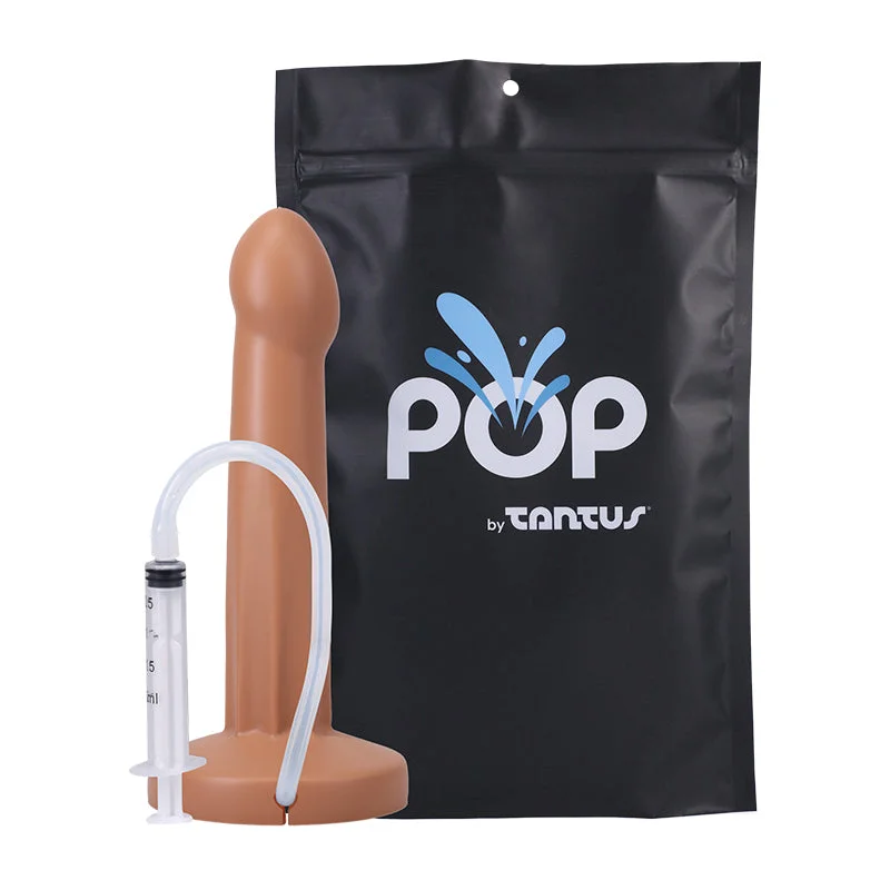 hard dildo-POP by Tantus Squirting Dildo Honey Bag