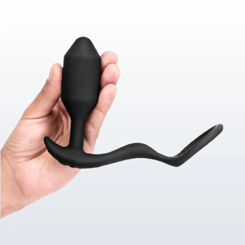 Anal toys with simple use-B-Vibe Vibrating Cock Ring - Snug & Tug (M)