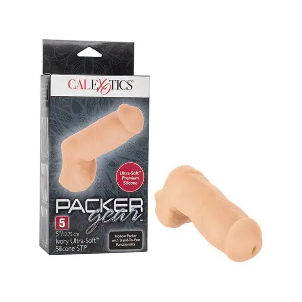 cock ring loose-Packer Gear 5" Ultra Soft Silicone STP (Stand-To-Pee) Packing Penis by CalExotics