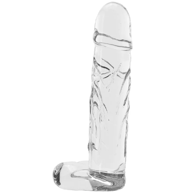 no-base realistic dildo-Spartacus Blown Large Realistic Glass Dildo