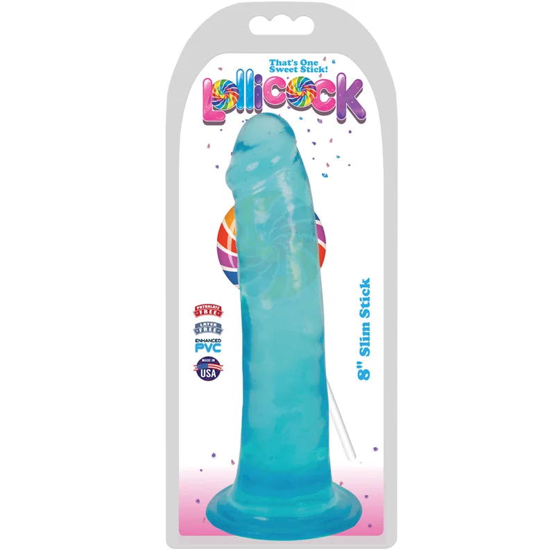 cock ring thick-Lollicock Slim Stick 8in Berry Ice