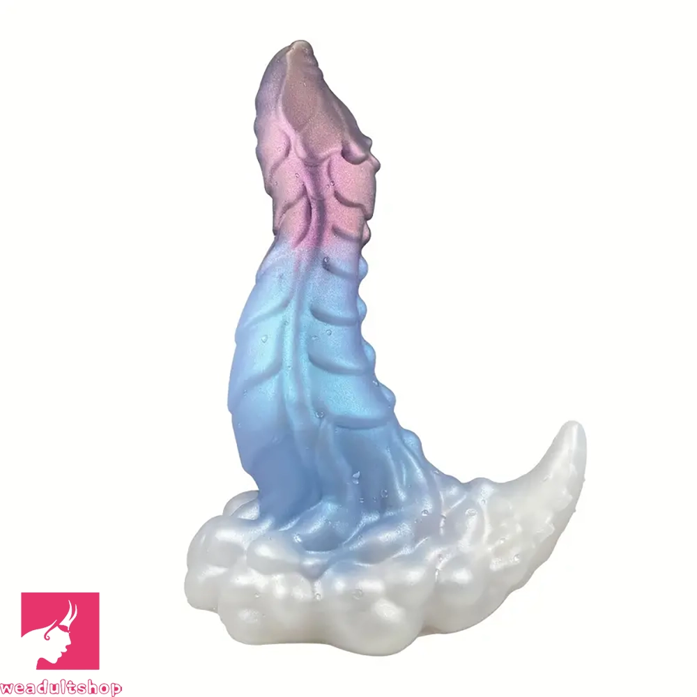 Anal toys for teasing play-7.48in Dragon Soft Silicone Animal Cock Dildo For Anal Using Love