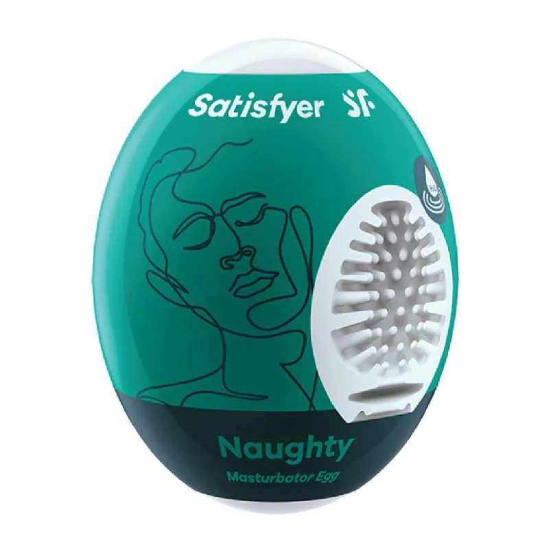 Anal toys with ribbed texture-Satisfyer 'Naughty' Penis Stroker Egg