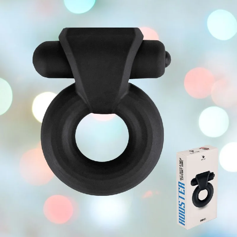 Anal toys with ribbed design-Velv'Or Rooster Travis Hard Silicone Vibrating Bullet Cock Ring