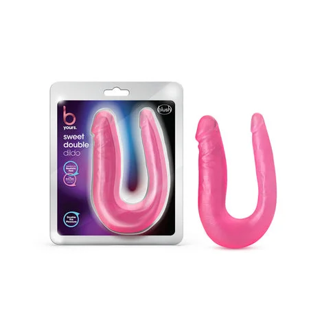 penis-health-problems-penis-length-studies-Blush B Yours Sweet Double Dildo 12.5 in. Pink