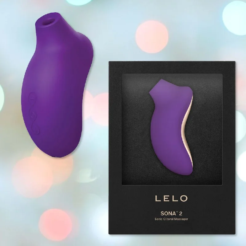 Anal toys with unique shapes-LELO SONA 2 Sonic Wave Clitoral Massager (Purple)