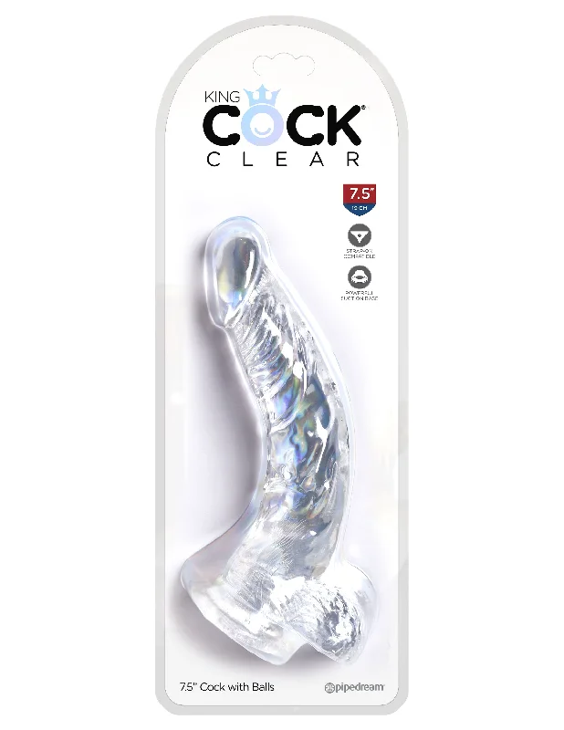 cock ring personalized-King Cock Clear Cock With Balls