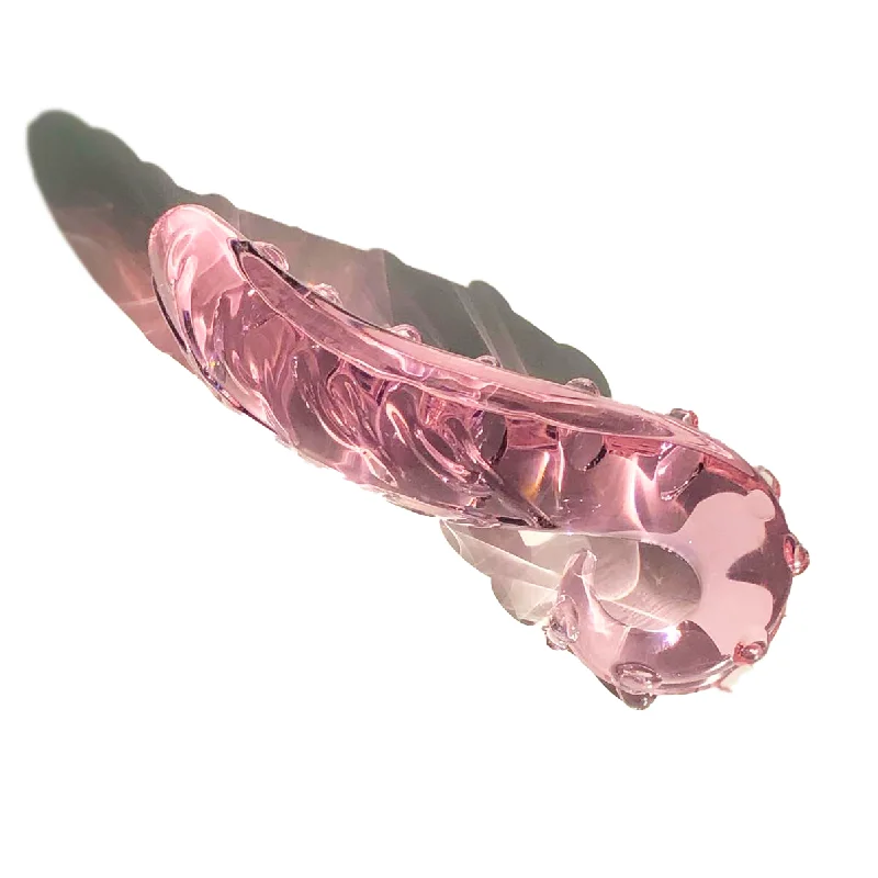 adjustable dildo-Gläs Lick-It Tentacle Hand Blown Glass Dildo