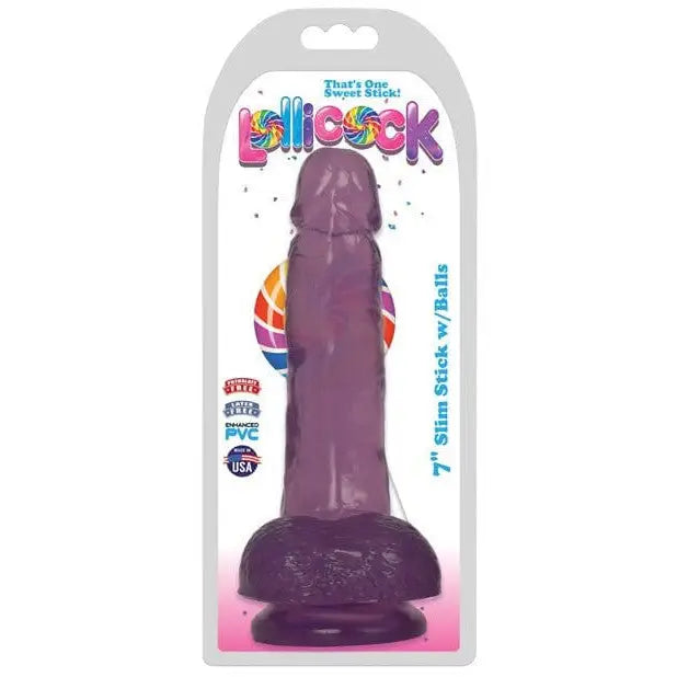 cock ring pulse-Curve Novelties Lollicock Slim Stick with Balls