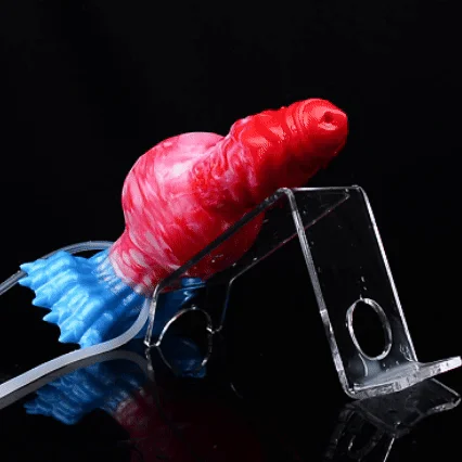 Anal toys for bold experiments-Squirting Inflatable Dragon Dildo Butt Plug - Big Knotted Anal Prostate Milking Sex Toys for Women