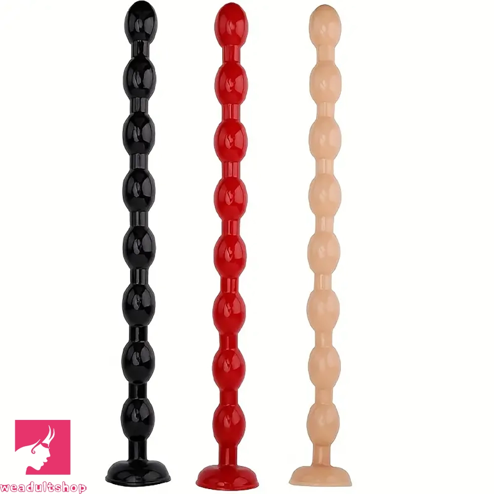 Anal toys with firm grip-19.7in Long Beads Anal Plug Huge Dildo For Gay Women Sex Pleasure