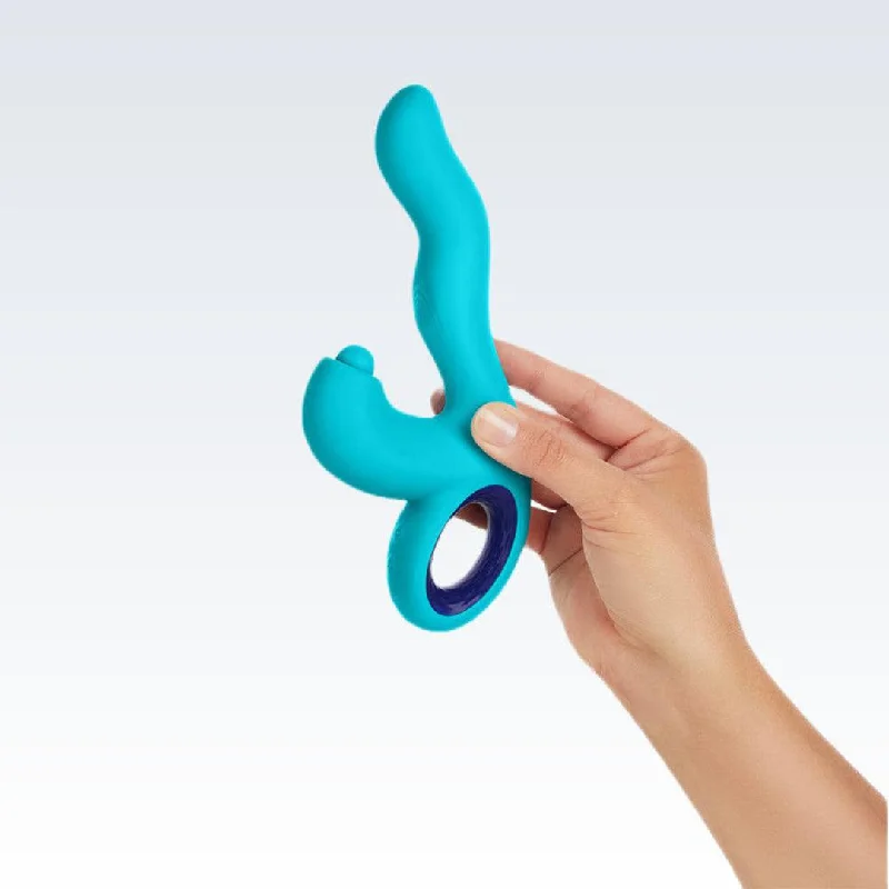 Anal toys for anal comfort-Femme Funn Klio G-Spot Rabbit Vibrator - Aqua