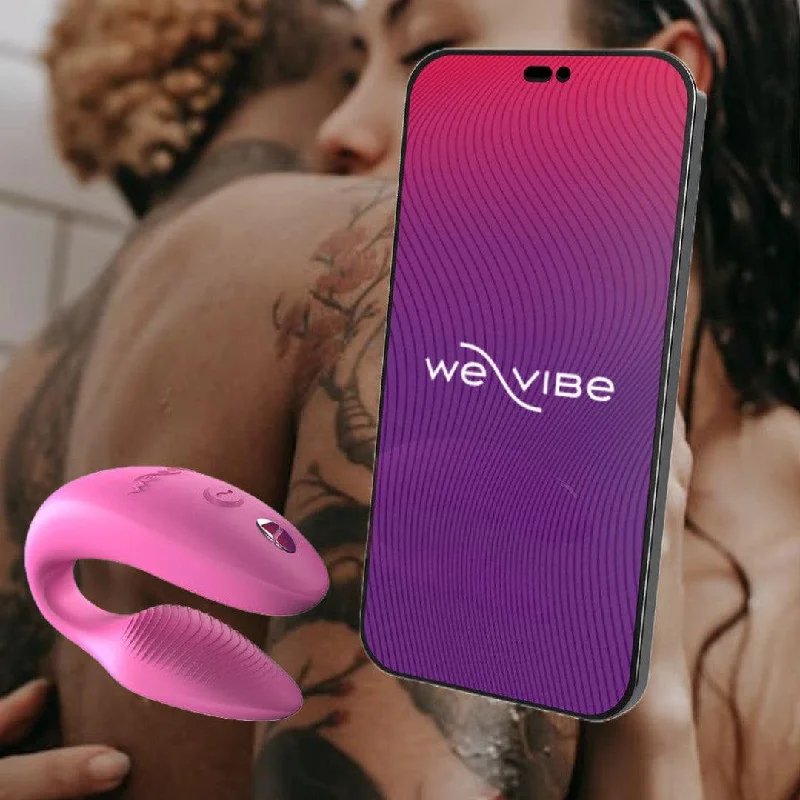 Anal toys for fantasy fulfillment-We-Vibe Sync 2 Couples Vibrator with App  - Dusty Pink